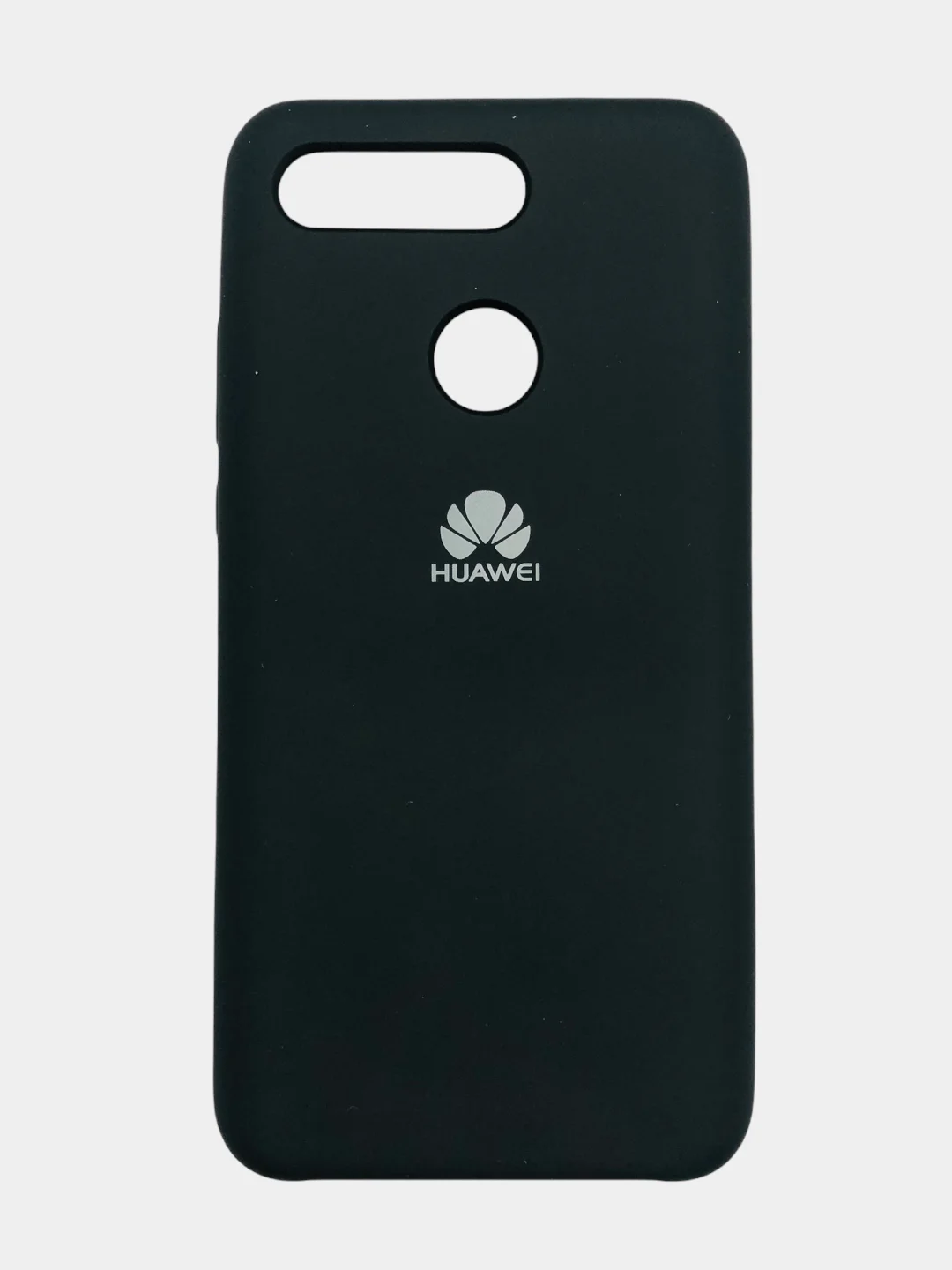 Черный чехол силиконовый Silicone Cover Case для Huawei Honor V20