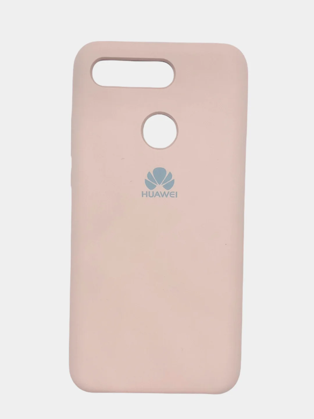 Бежевый чехол силиконовый Silicone Cover Case для Huawei Honor V20