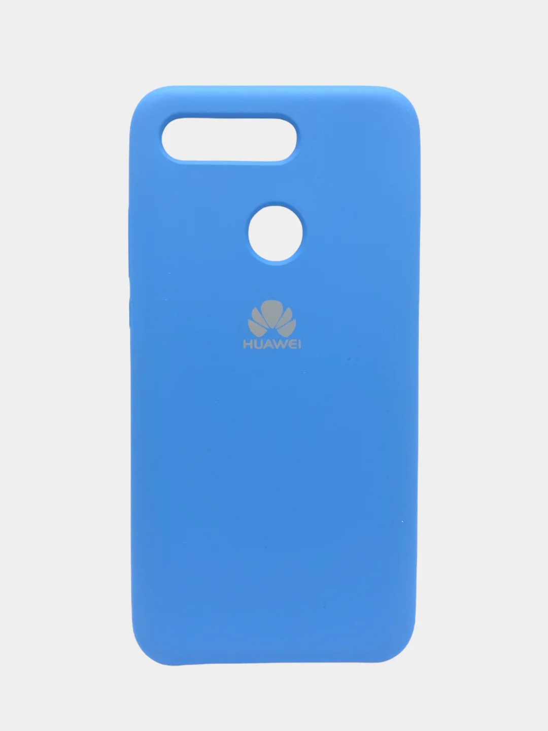 Синий чехол силиконовый Silicone Cover Case для Huawei Honor V20