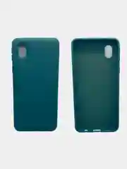 Зеленый чехол для Samsung A02S, A21S, A12, A50, A01core, A10, A52, M31S, A11/M11, A41, A32 бархат