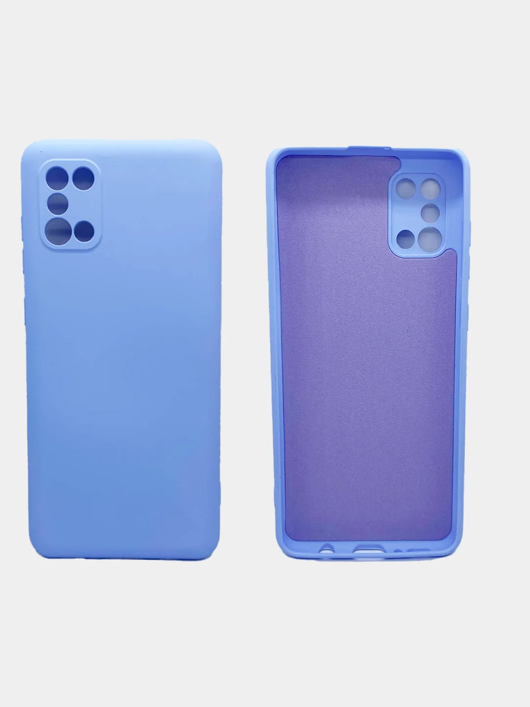 Лавандовый чехол для Samsung A02S, A21S, A12, A50, A01core, A10, A52, M31S, A11/M11, A41, A32 бархат
