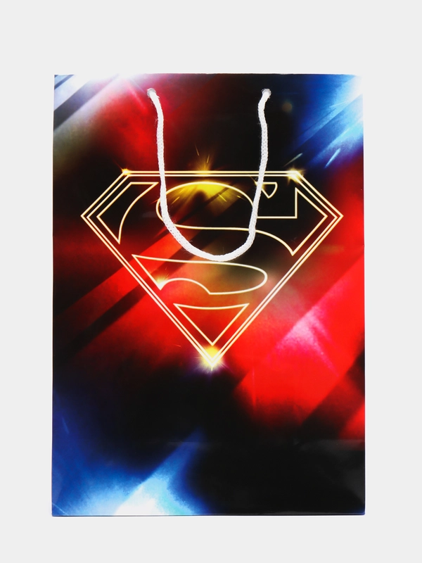 Superman. Пакет подарочный большой-2, 220*310*100 мм