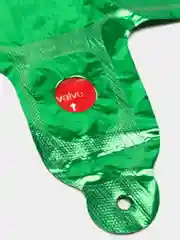 Зеленый воздушный шар Звезда
