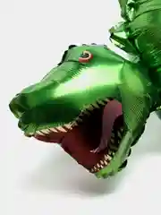 Черный воздушный фольгированный шар Динозавр