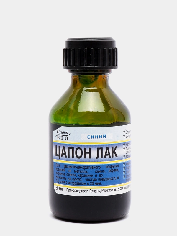 Лак ЦАПОН 30мл синий