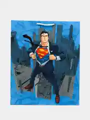 Пакет подарочный большой Superman-1, 335*406*155 мм