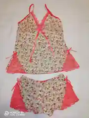 Коралловый пижама с кружевами/ пижама шёлковая/пижама женская