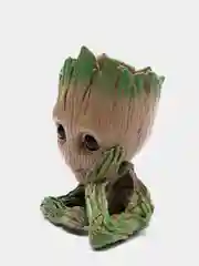 Зеленый ваза для цветов, органайзер "Малыш Грут", Марвел (Marvel)