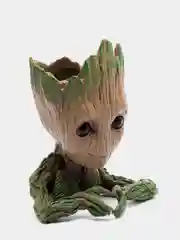 Лесной зеленый ваза для цветов, органайзер "Малыш Грут", Марвел (Marvel)
