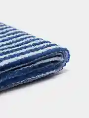 Серый мочалка японская умеренной жесткости ECONEXT microfiber Швеция 30х100см