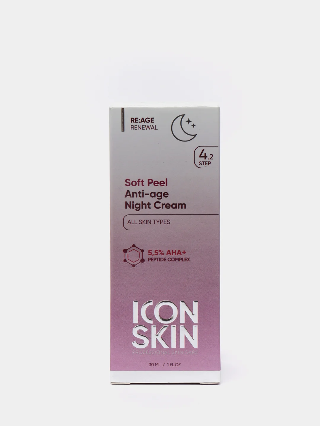 ICON SKIN Омолаживающий ночной крем Soft Peel, 30 мл