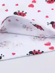 Белый комплект белья для девочки: майка и трусы