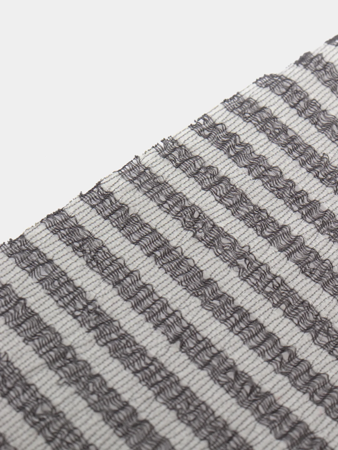Серый мочалка японская умеренной жесткости ECONEXT microfiber Швеция 30х100см