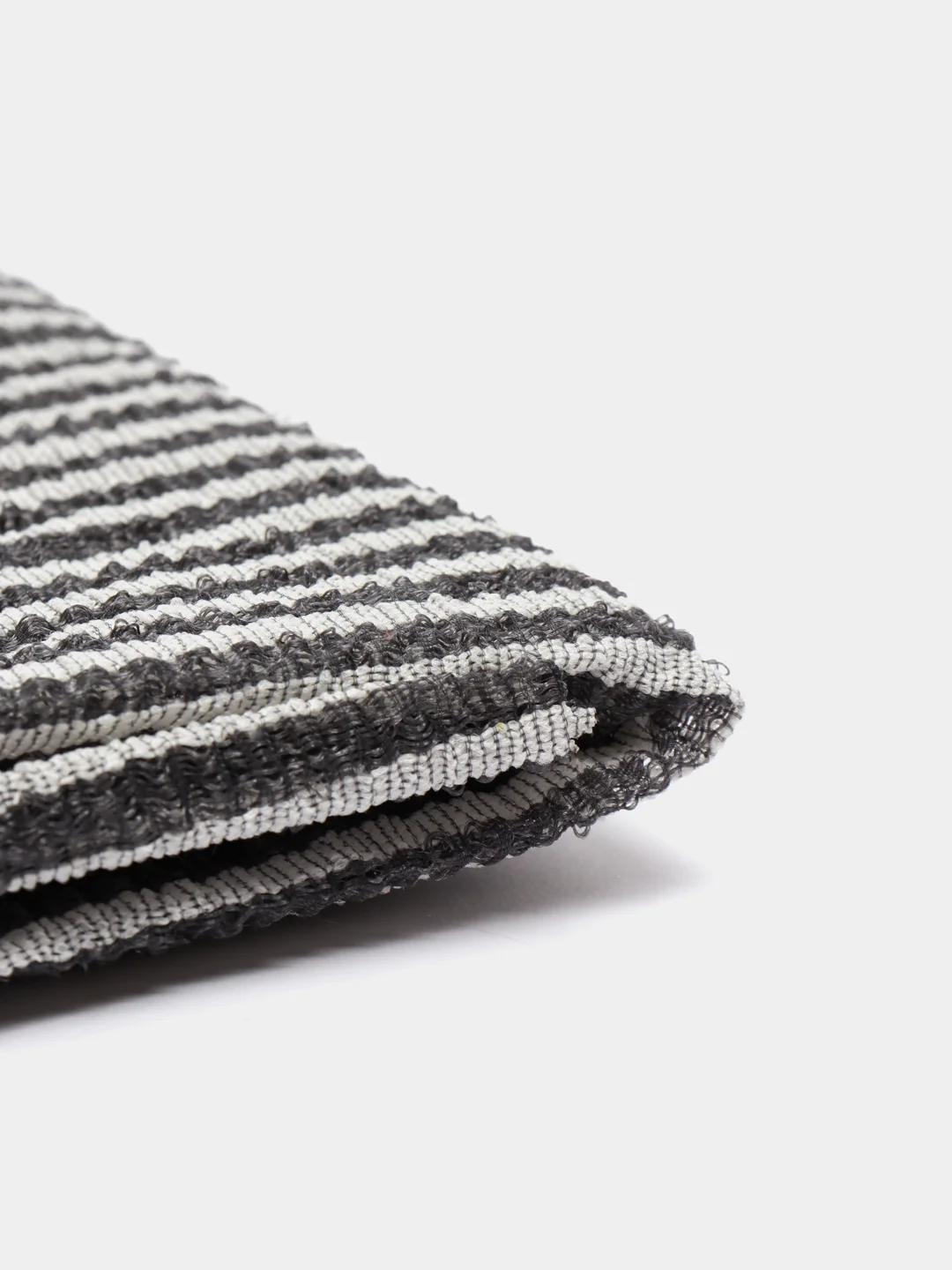 Серый мочалка японская умеренной жесткости ECONEXT microfiber Швеция 30х100см
