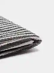 Серый мочалка японская умеренной жесткости ECONEXT microfiber Швеция 30х100см