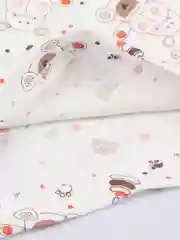 Кремовый комплект белья для девочки: майка и трусы