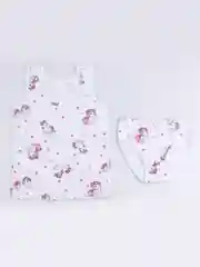 Прозрачный комплект белья для девочки: майка и трусы