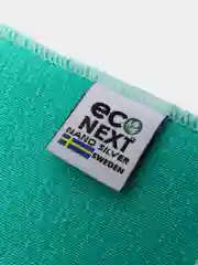 Зеленый cалфетка, тряпка для уборки Скрабер Econext для дома, кухни, посуды, ванной, 18 х 24 см, Швеция