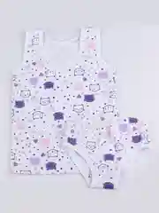 Конфетный комплект белья для девочки: майка и трусы