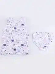 Конфетный комплект белья для девочки: майка и трусы