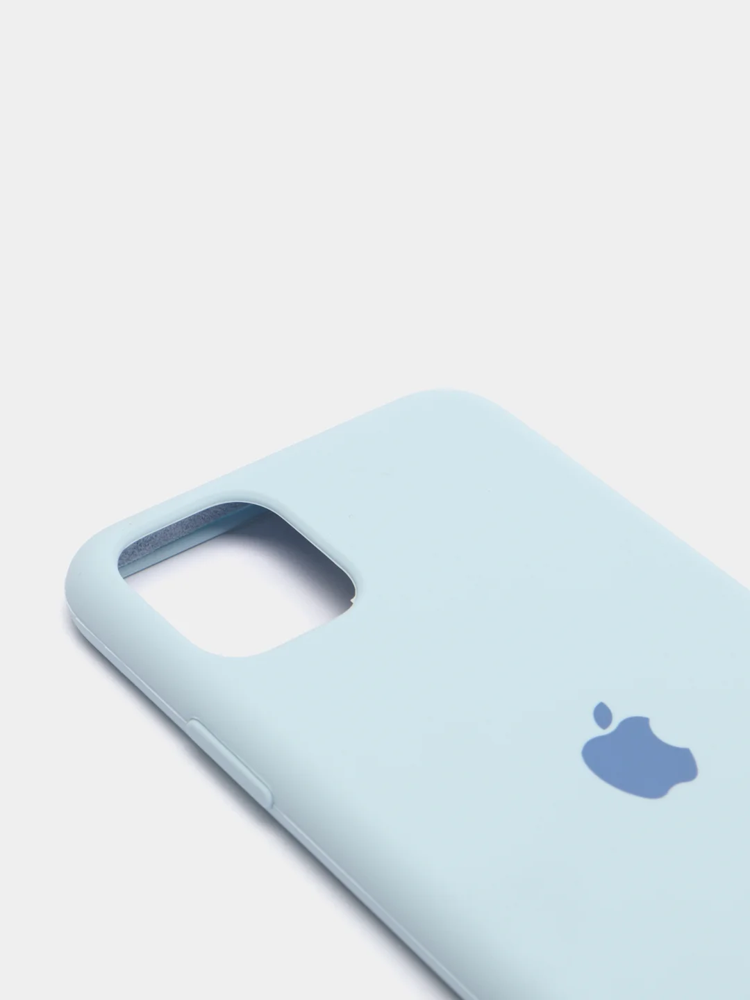 Голубой силиконовый чехол для Айфон 6/6s, 7/8, 7+/8+, X/Xs, Xr, 11, 11Pro, 11ProMax