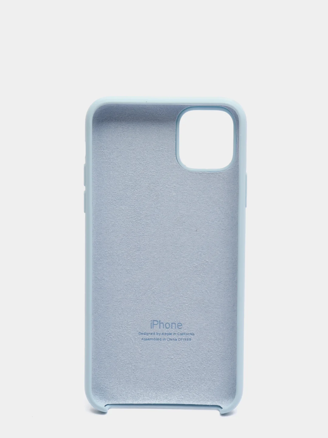 Голубой силиконовый чехол для Айфон 6/6s, 7/8, 7+/8+, X/Xs, Xr, 11, 11Pro, 11ProMax