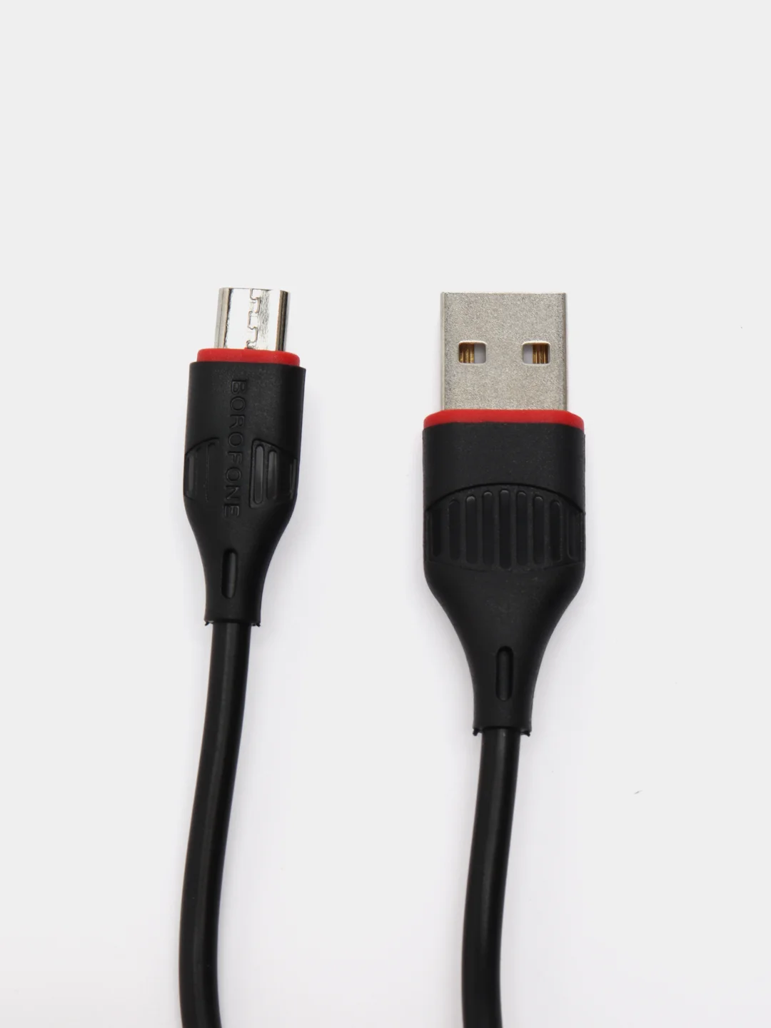 Черный сетевое зарядное устройство Micro USB Borofone BA20A 2.1A