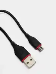 Черный сетевое зарядное устройство Micro USB Borofone BA20A 2.1A