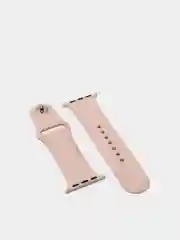 Бежевый спортивный силиконовый ремешок для Apple Watch 1/2/3/4/5 размер 38-40