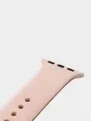 Бежевый спортивный силиконовый ремешок для Apple Watch 1/2/3/4/5 размер 38-40