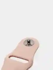 Бежевый спортивный силиконовый ремешок для Apple Watch 1/2/3/4/5 размер 38-40