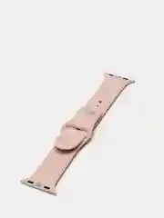 Бежевый спортивный силиконовый ремешок для Apple Watch 1/2/3/4/5 размер 38-40