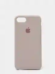 Бежевый меланж защитный силиконовый чехол для iphone 7 iphone 8 с яблоком