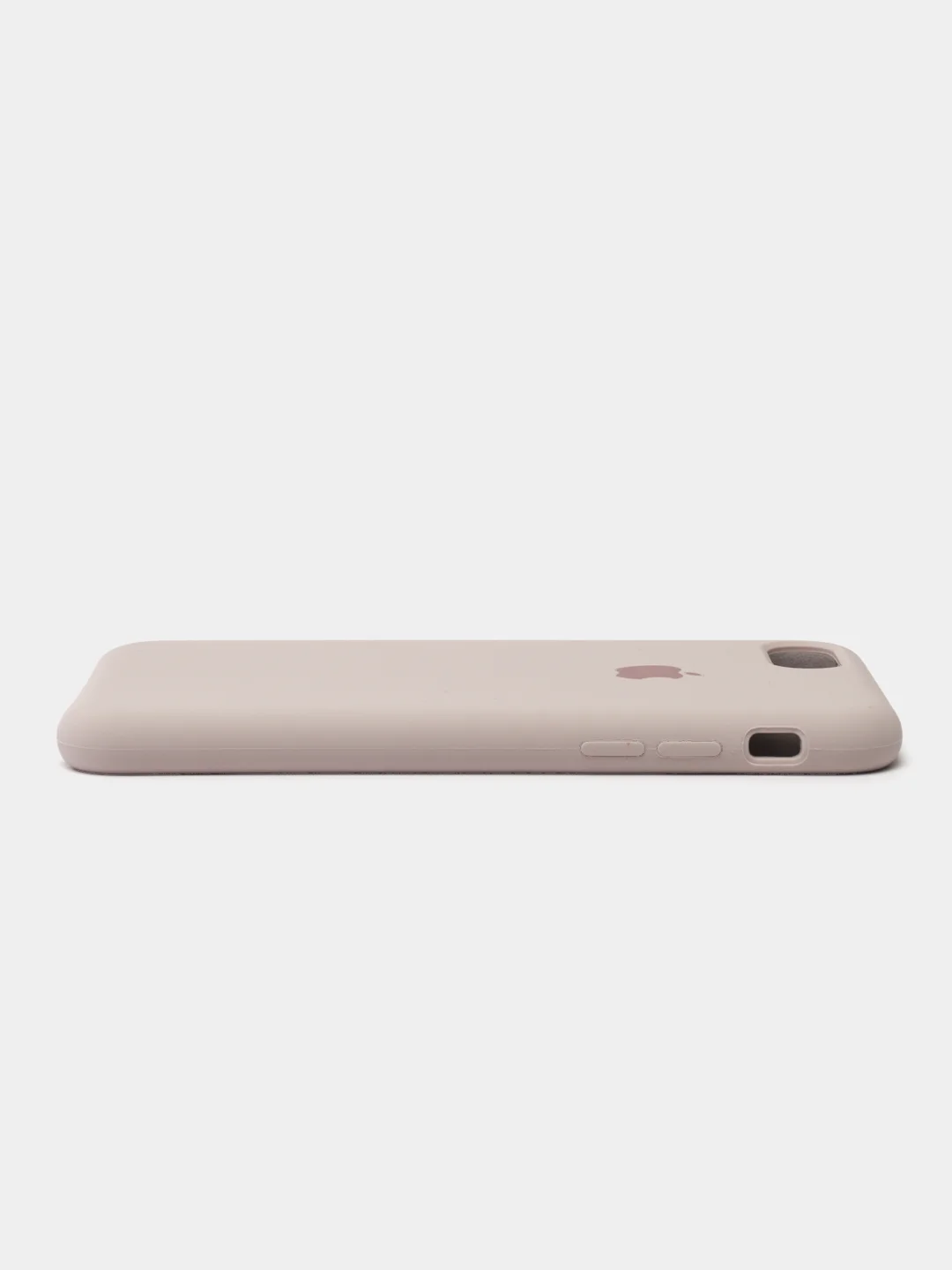 Бежевый защитный силиконовый чехол для iphone 7 iphone 8 с яблоком