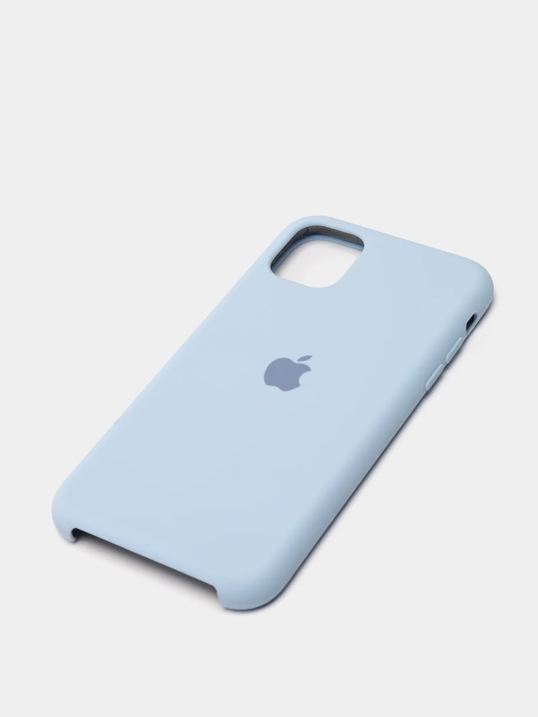 Небесно-голубой силиконовый защитный чехол на iPhone 11