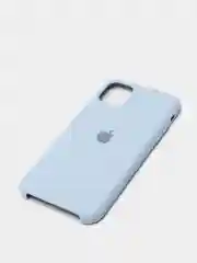 Небесно-голубой силиконовый защитный чехол на iPhone 11
