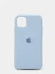 Небесно-голубой силиконовый защитный чехол на iPhone 11