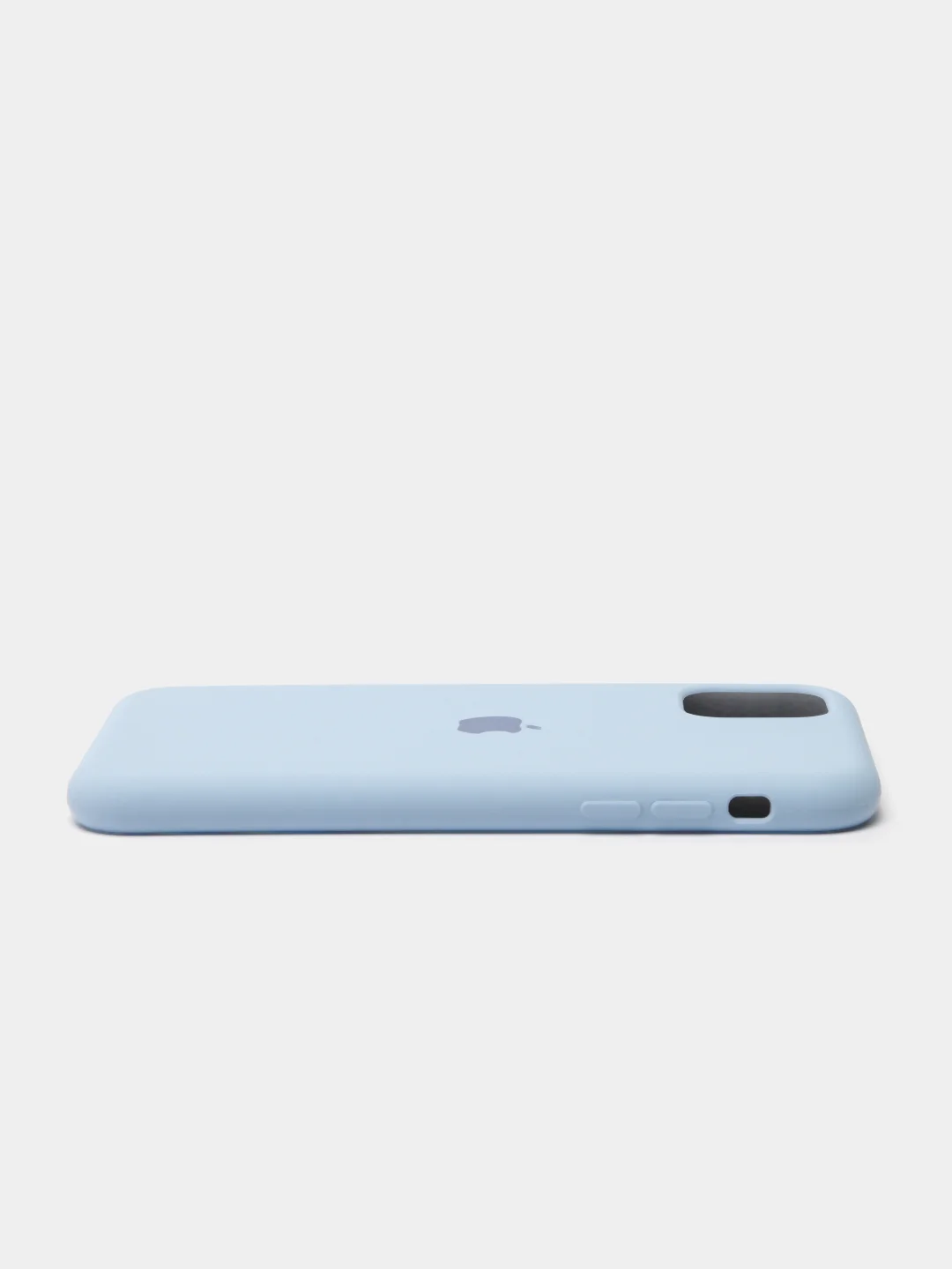 Небесно-голубой силиконовый защитный чехол на iPhone 11