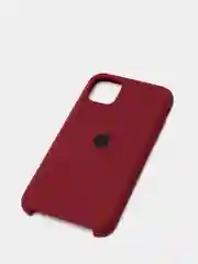 Фиолетовый силиконовый защитный чехол на iPhone 11