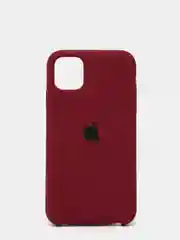 Фиолетовый силиконовый защитный чехол на iPhone 11
