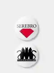 Значок "Серебро", 37 мм