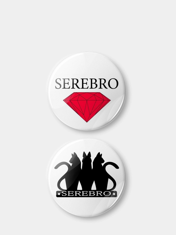 Значок "Серебро", 37 мм