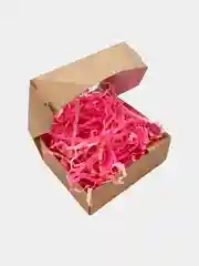 Фуксия подарочная коробка (набор-коробка с наполнителем, наклейкой-открыткой и лентой)