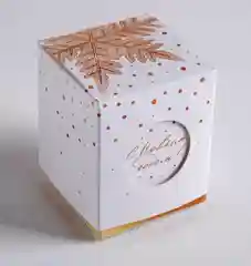 Коробка Бонбоньерка новогодняя (коробочка для подарка)
