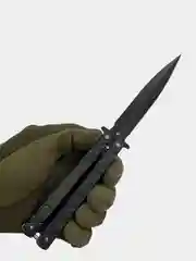 Нож Бабочка (балисонг) CS GO, цвет черный, разные виды