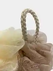 Бежевый меланж мочалка для тела