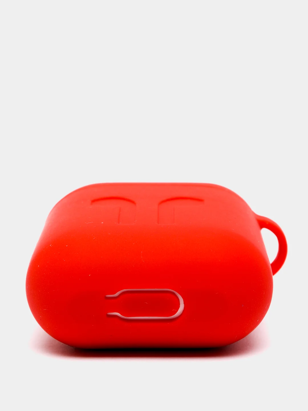 Красный чехол для беспроводных наушников - бокса Airpods