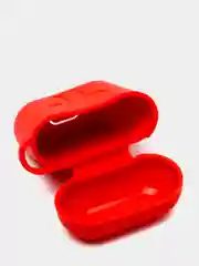 Красный чехол для беспроводных наушников - бокса Airpods