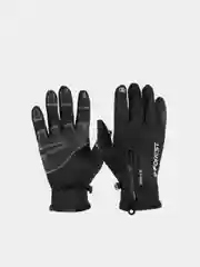 Хром спортивные сенсорные демисезонные перчатки (unisex)