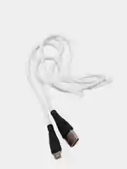 USB кабель мягкий силикон ECUSIN с выходом Type-C/Micro-USB - быстрая зарядка до 2.4А